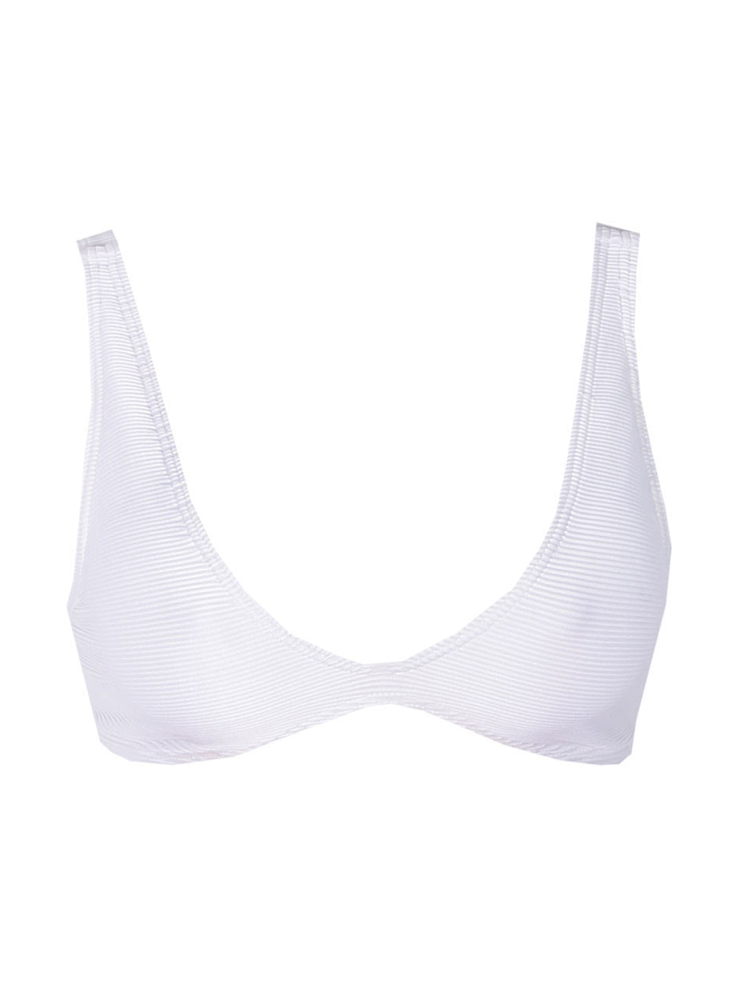 Victoria Top - White Rib