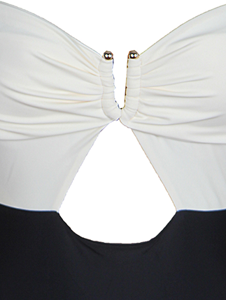 Zanzibari One Piece - Black/Gardenia