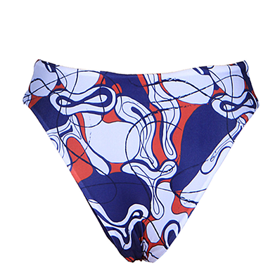 Amal Bottom - Blue Abstract