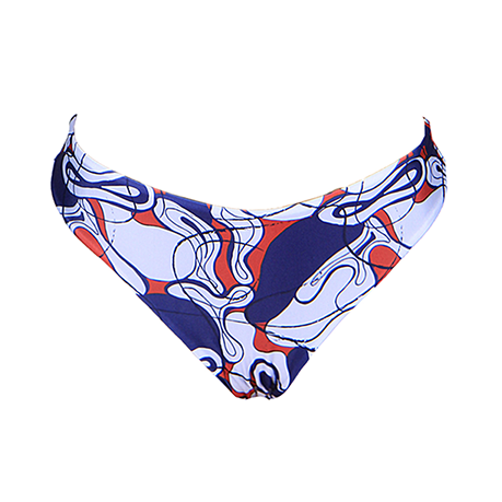 Amal Bottom - Blue Abstract