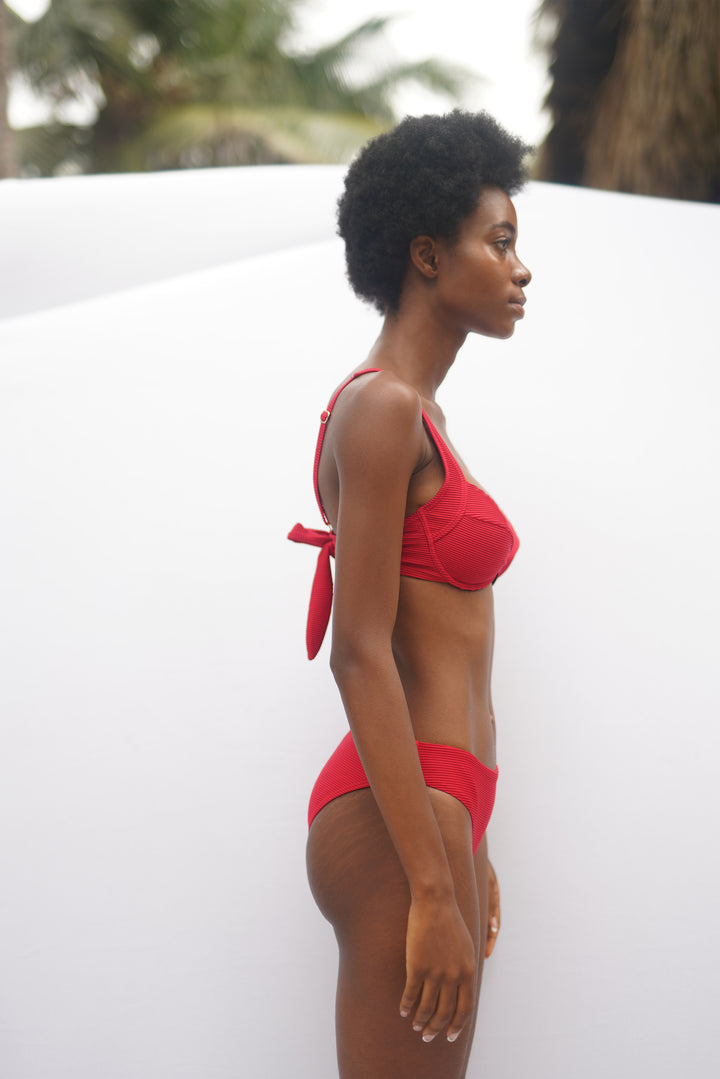 Palawan Balconette – Red Rib