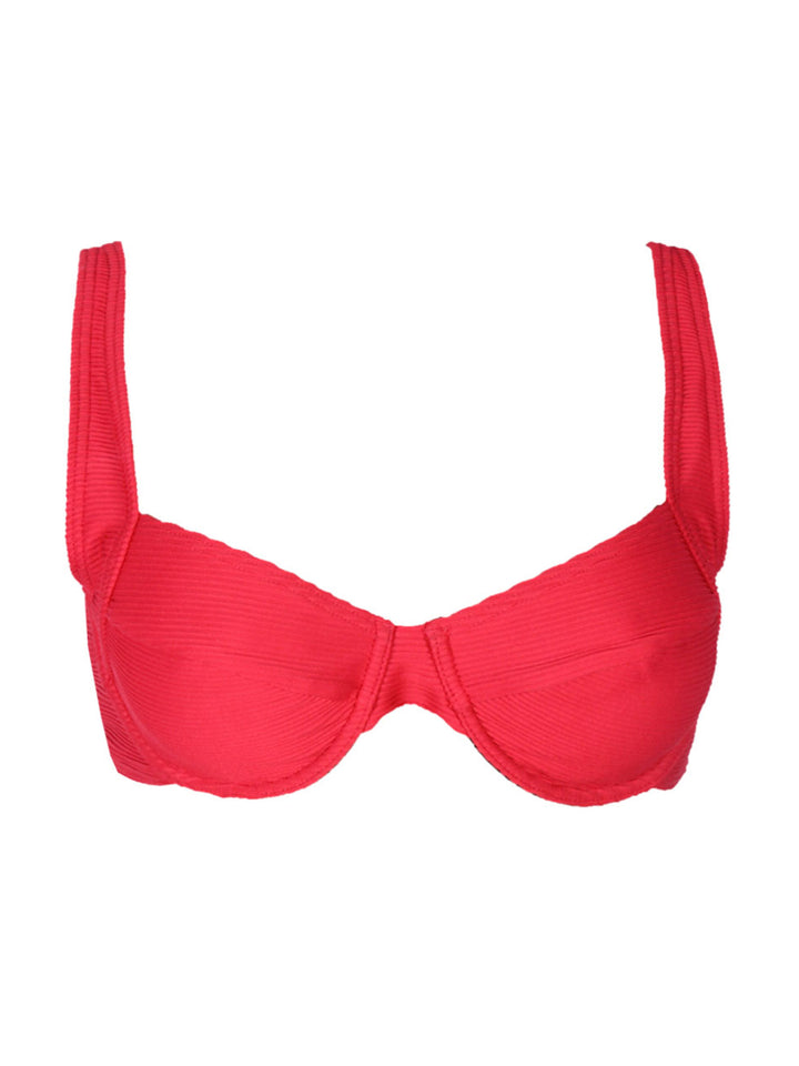 Palawan Balconette – Red Rib