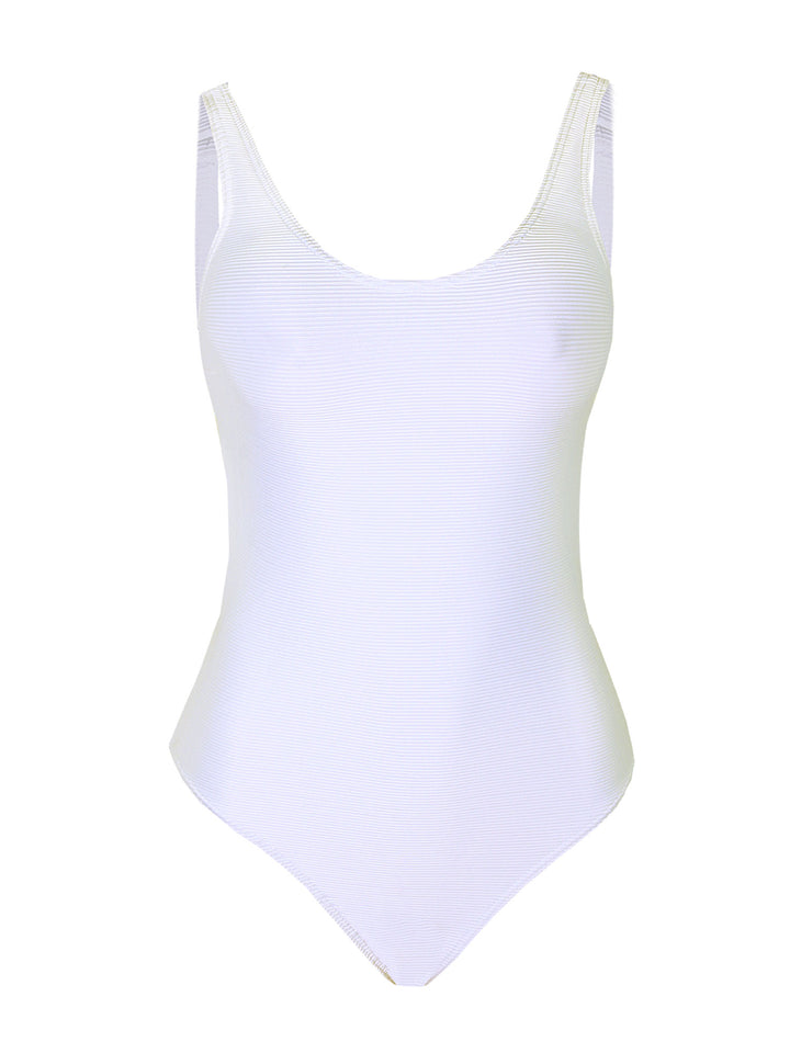 Rhossi One Piece – White Rib
