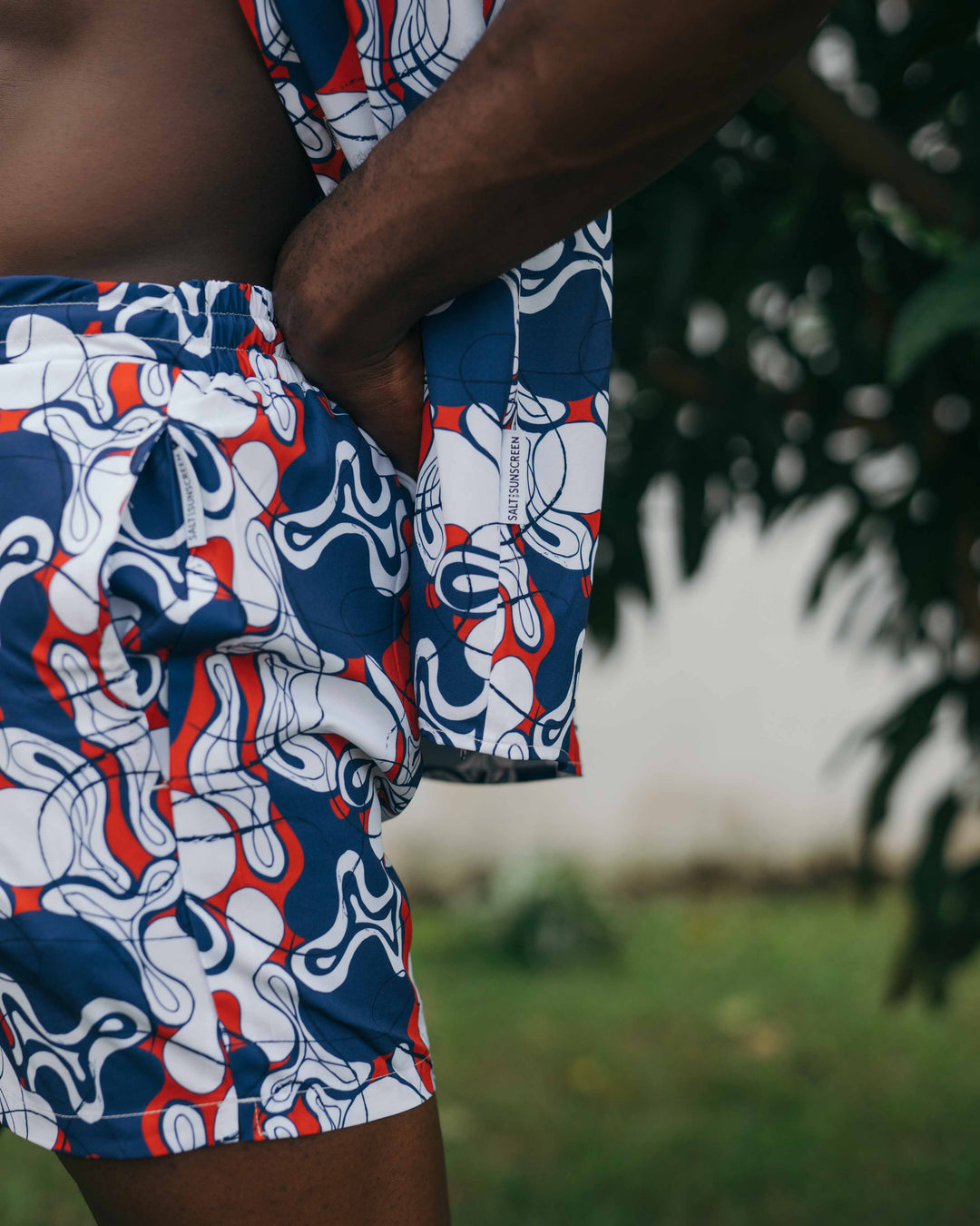 Men’s Shorts - Blue Abstract