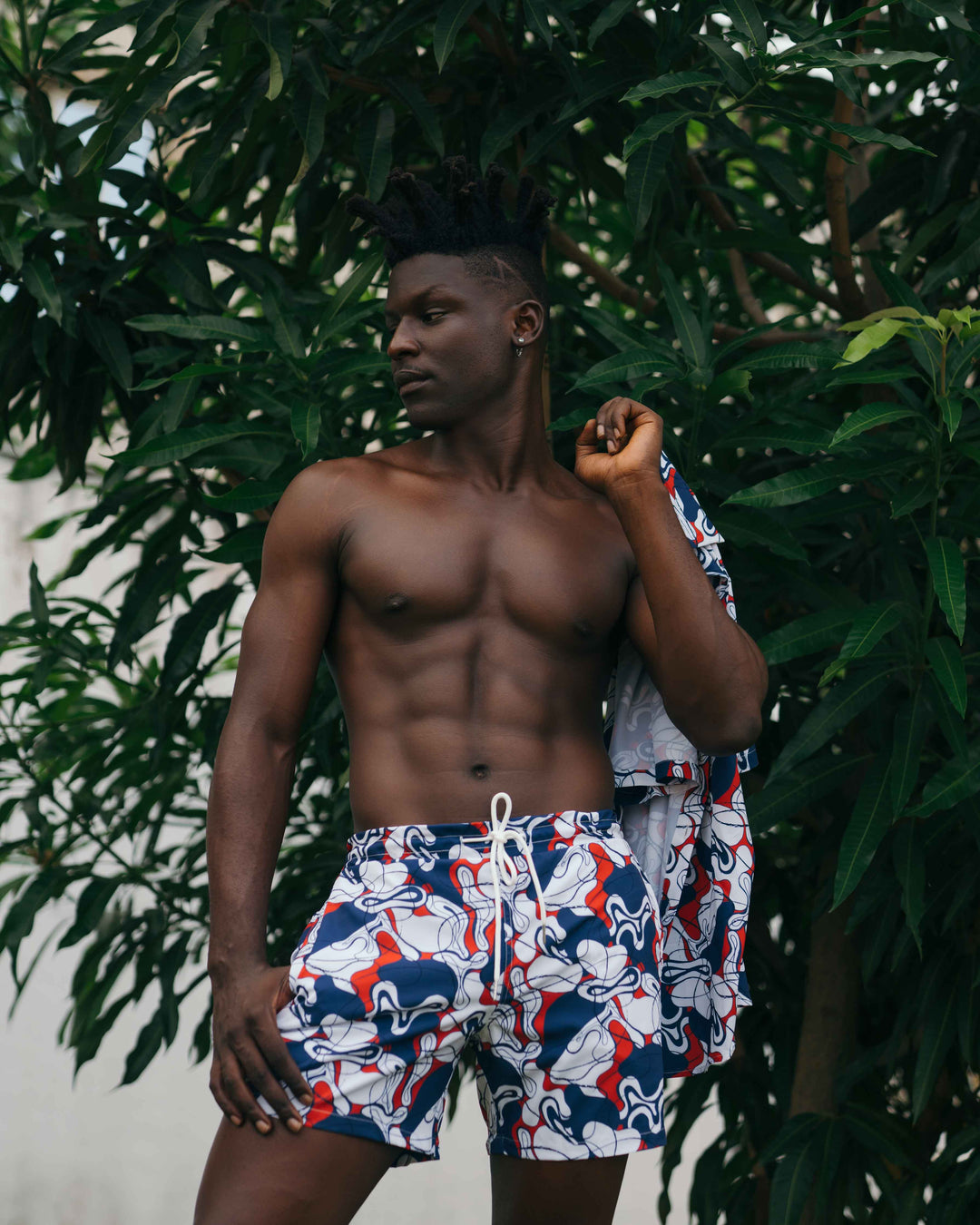 Men’s Shorts - Blue Abstract