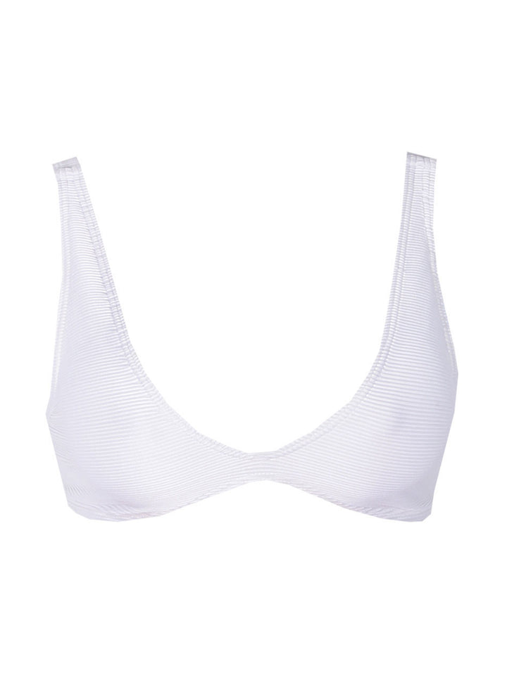 Victoria Top - White Rib