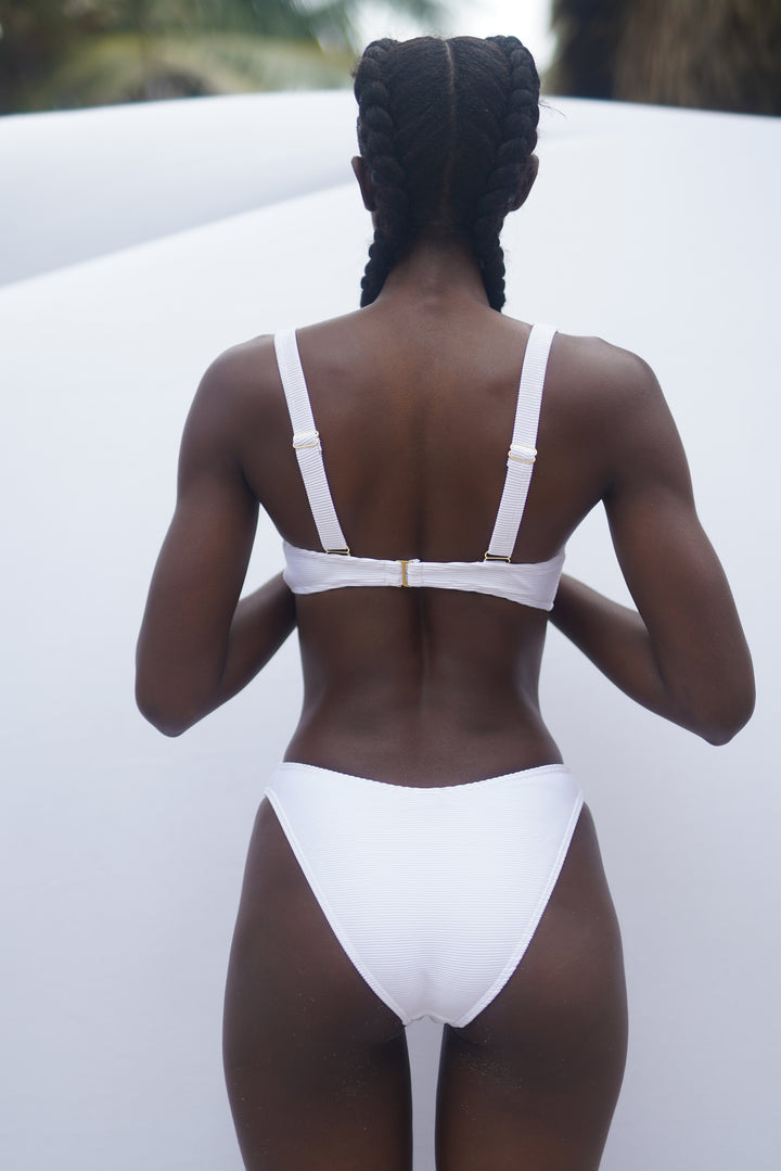 Victoria Top - White Rib